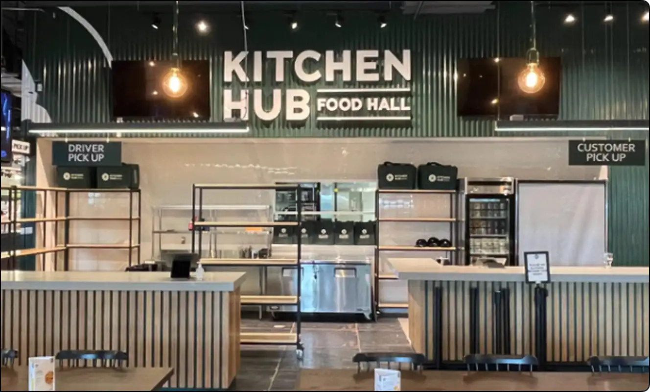 Kitchen Hub food hall interior