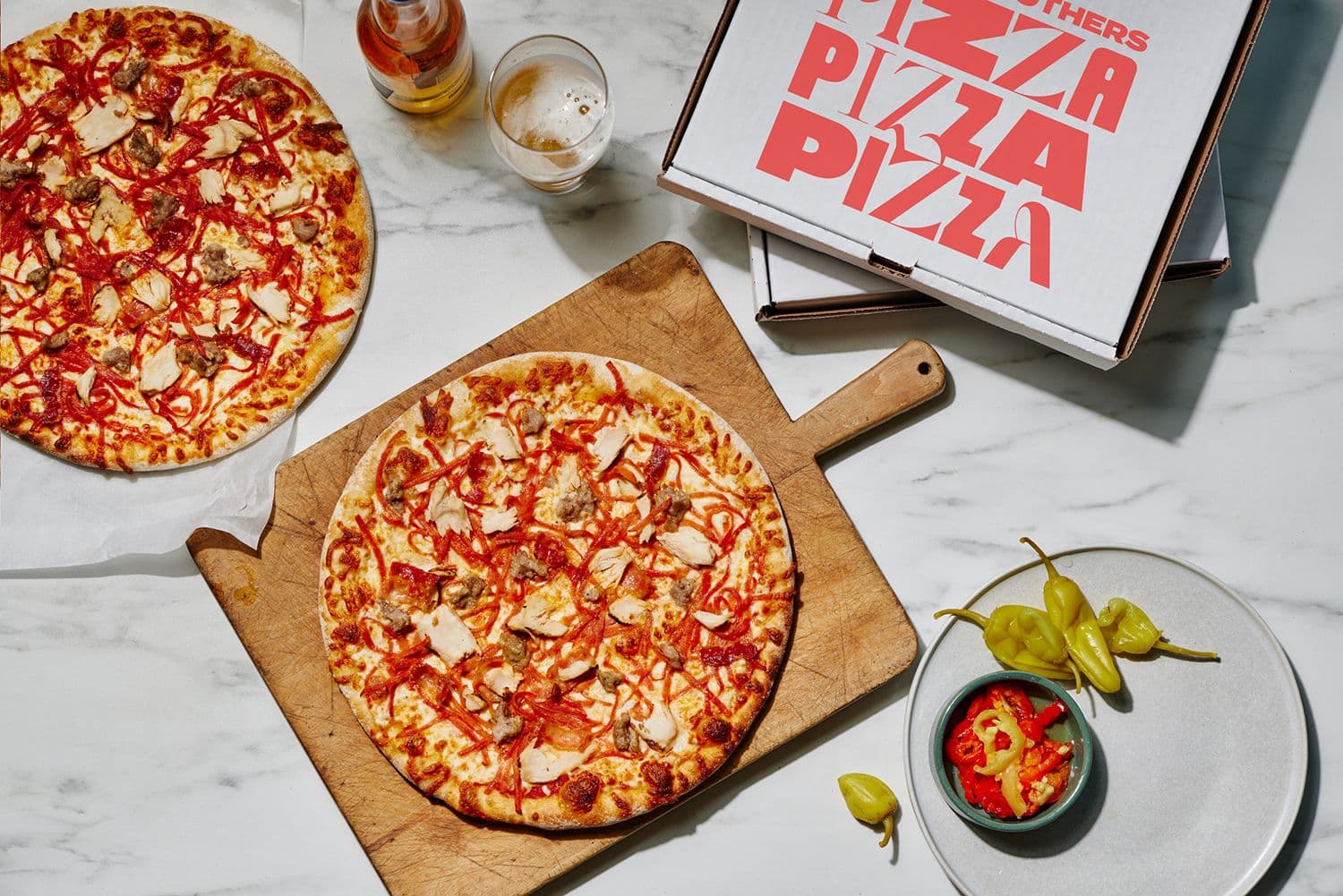 La Pizza Di Carne (B)