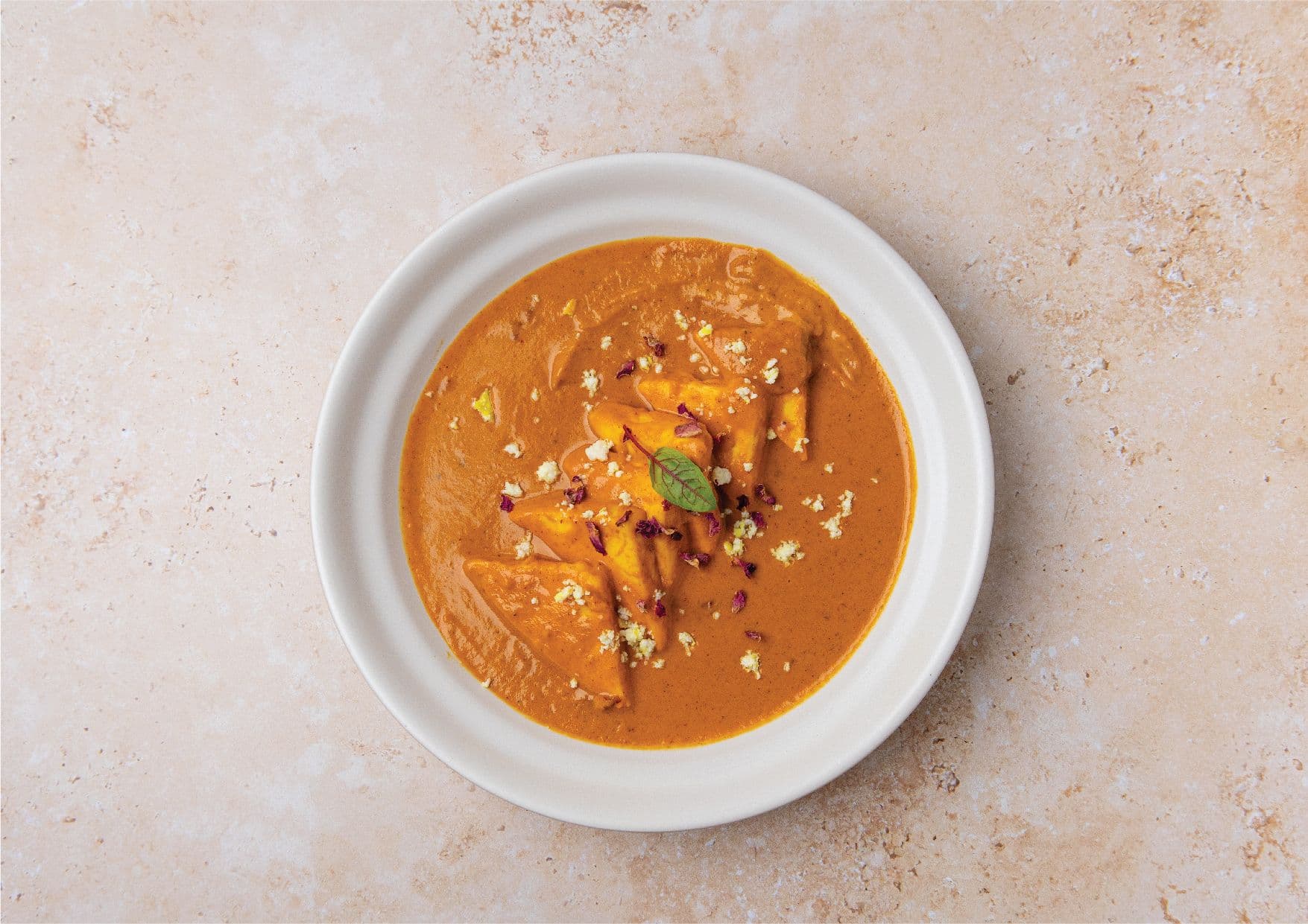 Rose Petal Paneer